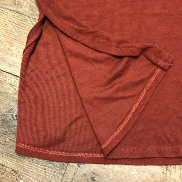 Anthro Postmark Rust Red Turtleneck Tunic Top M - Picture 5 of 7